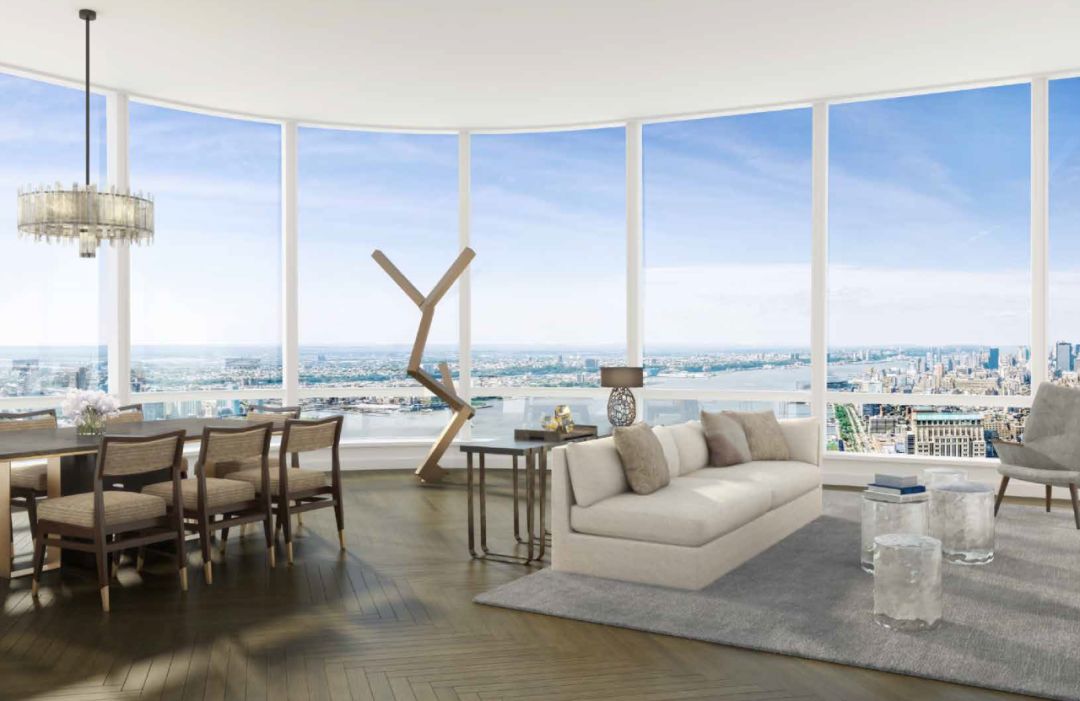 纽约曼哈顿 TriBeCa 天际线上的耀眼之城 111 Murray Street 高端豪华产权公寓